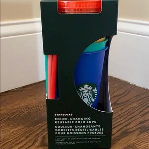 Starbucks color changing cold cups